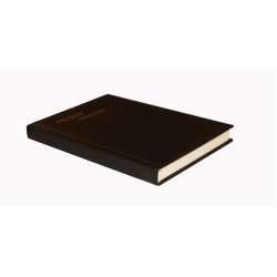 Rejsedagbog - Rejsedagb�ger sort italiensk kunstl�der Classic linieret