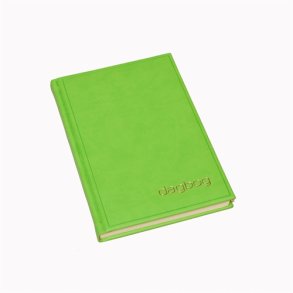 Dagbog - Dagb�ger A5 kiwi italiensk kunstl�der Milano linieret