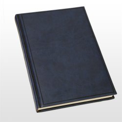 Yourbook A5 Milano model i bl� kunstl�der