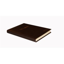 G�stebog - G�steb�ger - Min konfirmation med guldtryk brun Classic