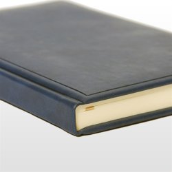 Yourbook A5 Milano model i bl� kunstl�der