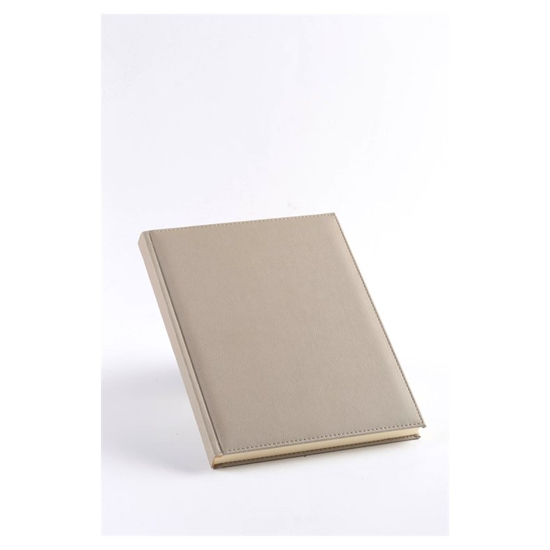 Salgsbog - Salgsb�ger A4 beige italiensk kunstl�der model Classic
