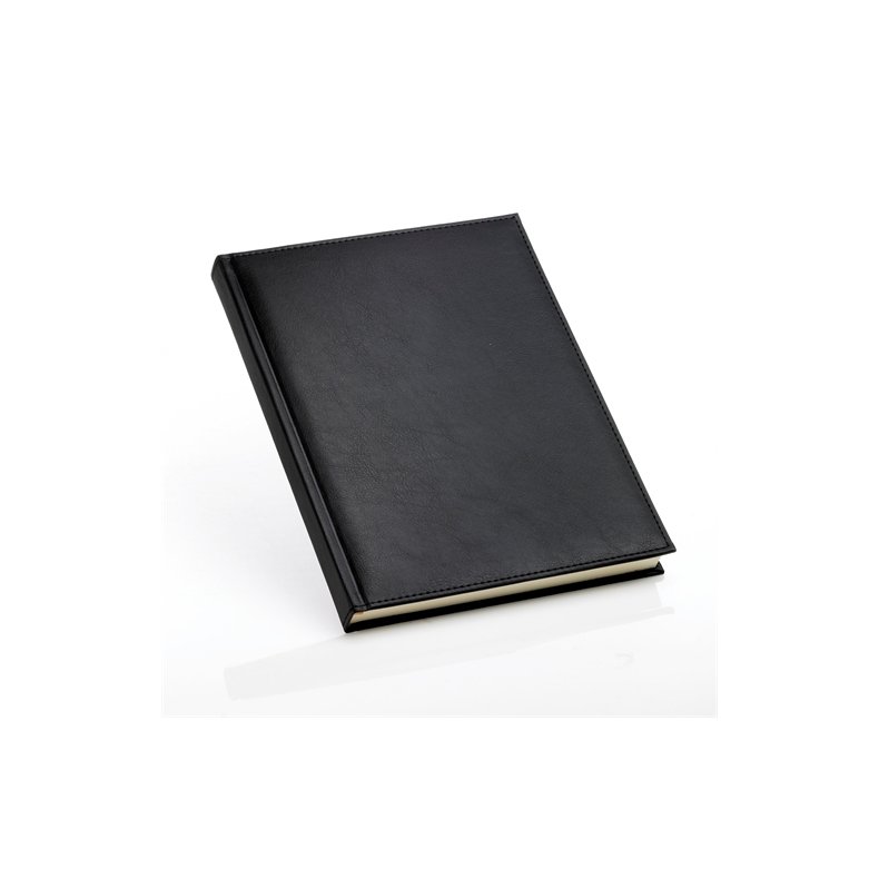 Notesbog - Notesb�ger A5 sort italiensk kunstl�der model Classic