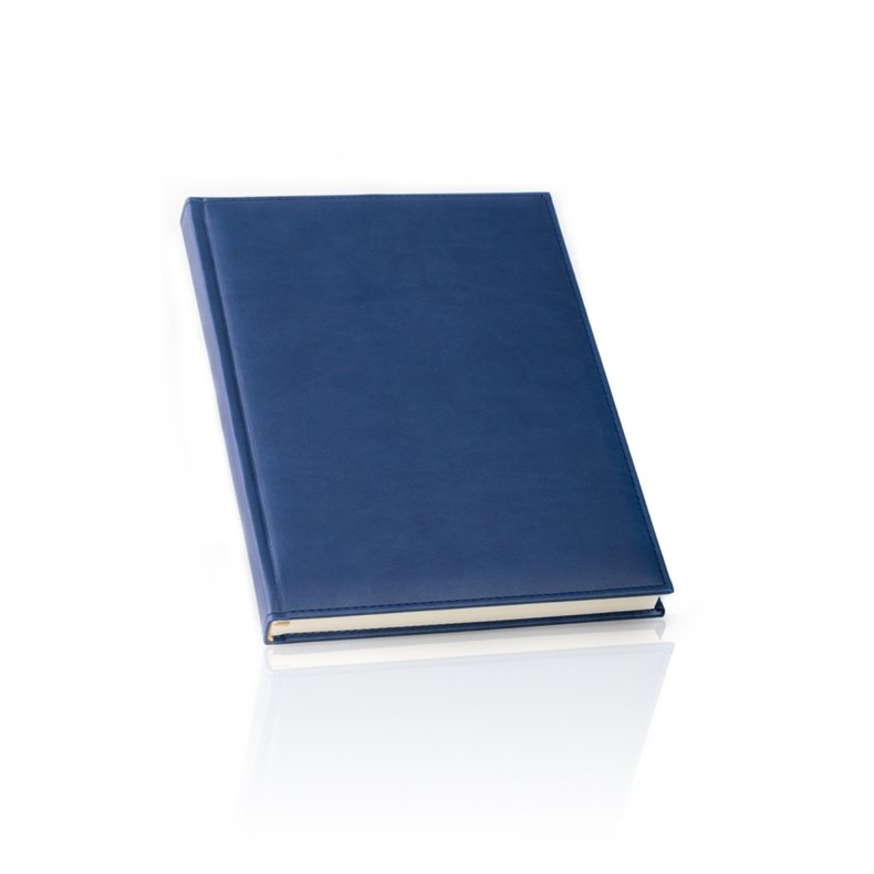 Dagbog - Dagb�ger A4 bl� italiensk kunstl�der model Classic