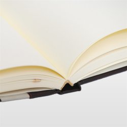Notesbog - Notesb�ger brun italiensk kunstl�der model Dubai
