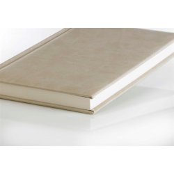 Salgsbog - Salgsb�ger A5 beige italiensk kunstl�der model Milano