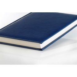 Dagbog - Dagb�ger A5 bl� italiensk kunstl�der model Milano