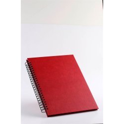 Scrapbog - Scrapb�ger r�d italiensk kunstl�der