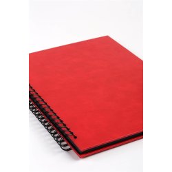 Scrapbog - Scrapb�ger r�d italiensk kunstl�der