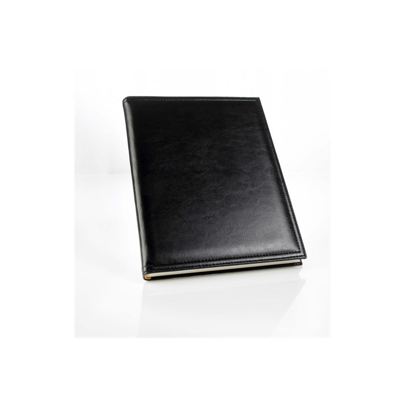 Salgsbog - Salgsb�ger A5 sort italiensk kunstl�der model Classic