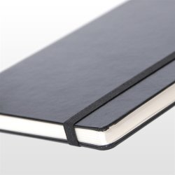 Yourbook A5 Toto model i sort kunstl�der