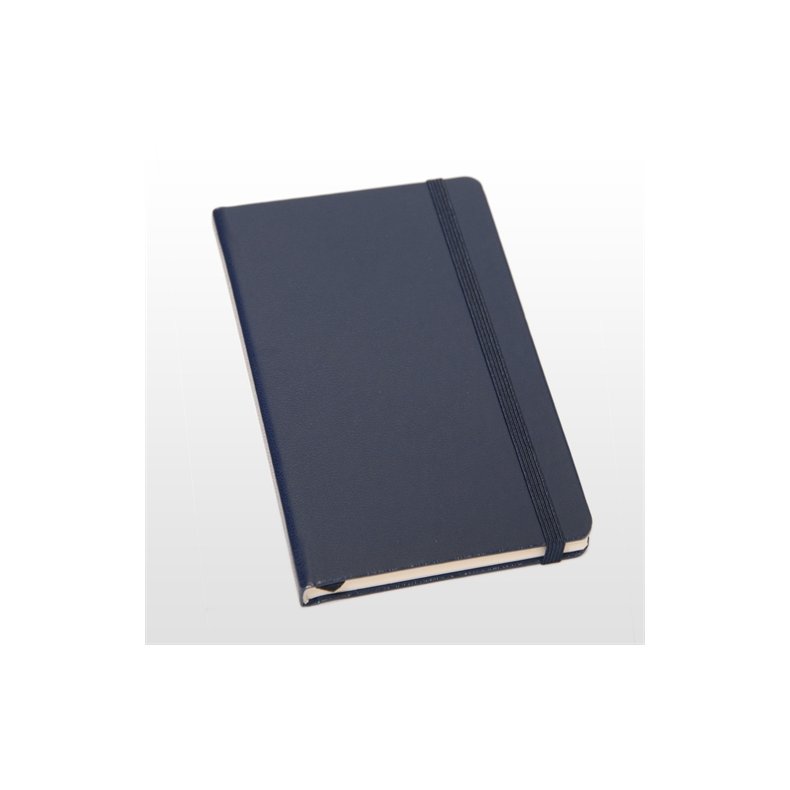 Notesbog - Notesb�ger A6 m�rkebl� italiensk kunstl�der model Toto Mini