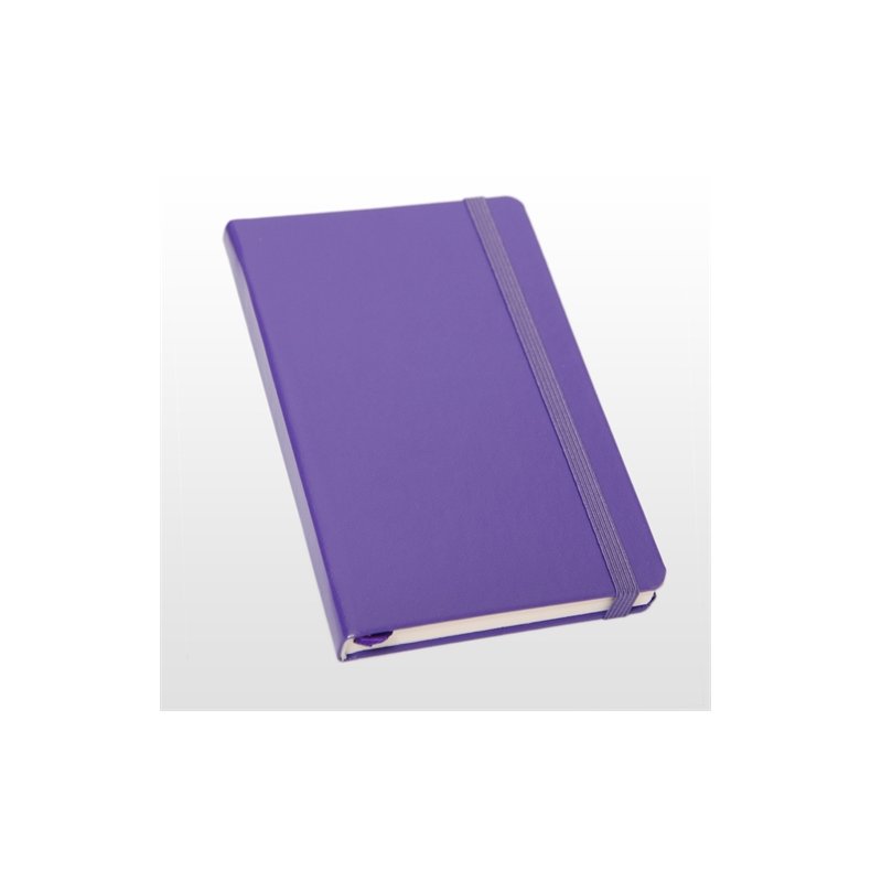 Notesbog - Notesb�ger A6 lilla italiensk kunstl�der model Toto Mini