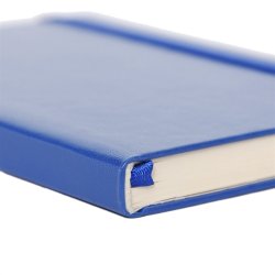 Notesbog - Notesb�ger A6 lysebl� model Toto Mini italiensk kunstl�der