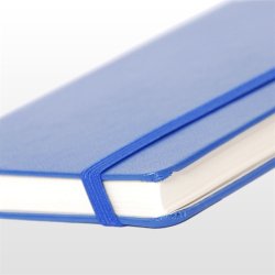 Notesbog - Notesb�ger A6 lysebl� model Toto Mini italiensk kunstl�der