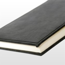 Salgsbog - Salgsb�ger A5 gr� italiensk kunstl�der model Milano