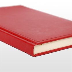 Yourbook A5 Milano model i r�d kunstl�der