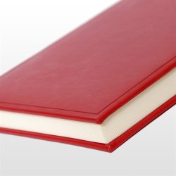 Yourbook A5 Milano model i r�d kunstl�der