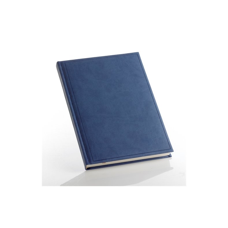 Notesbog - Notesb�ger lysebl� italiensk kunstl�der model Ventura