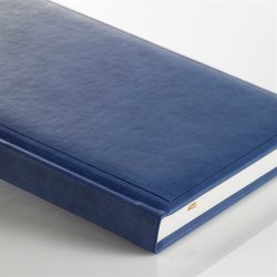 Notesbog - Notesb�ger lysebl� italiensk kunstl�der model Ventura