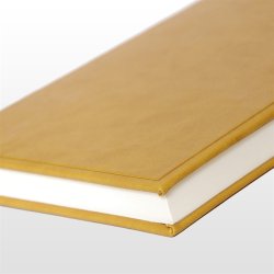 Notesbog - Notesb�ger gul italiensk kunstl�der model Ventura